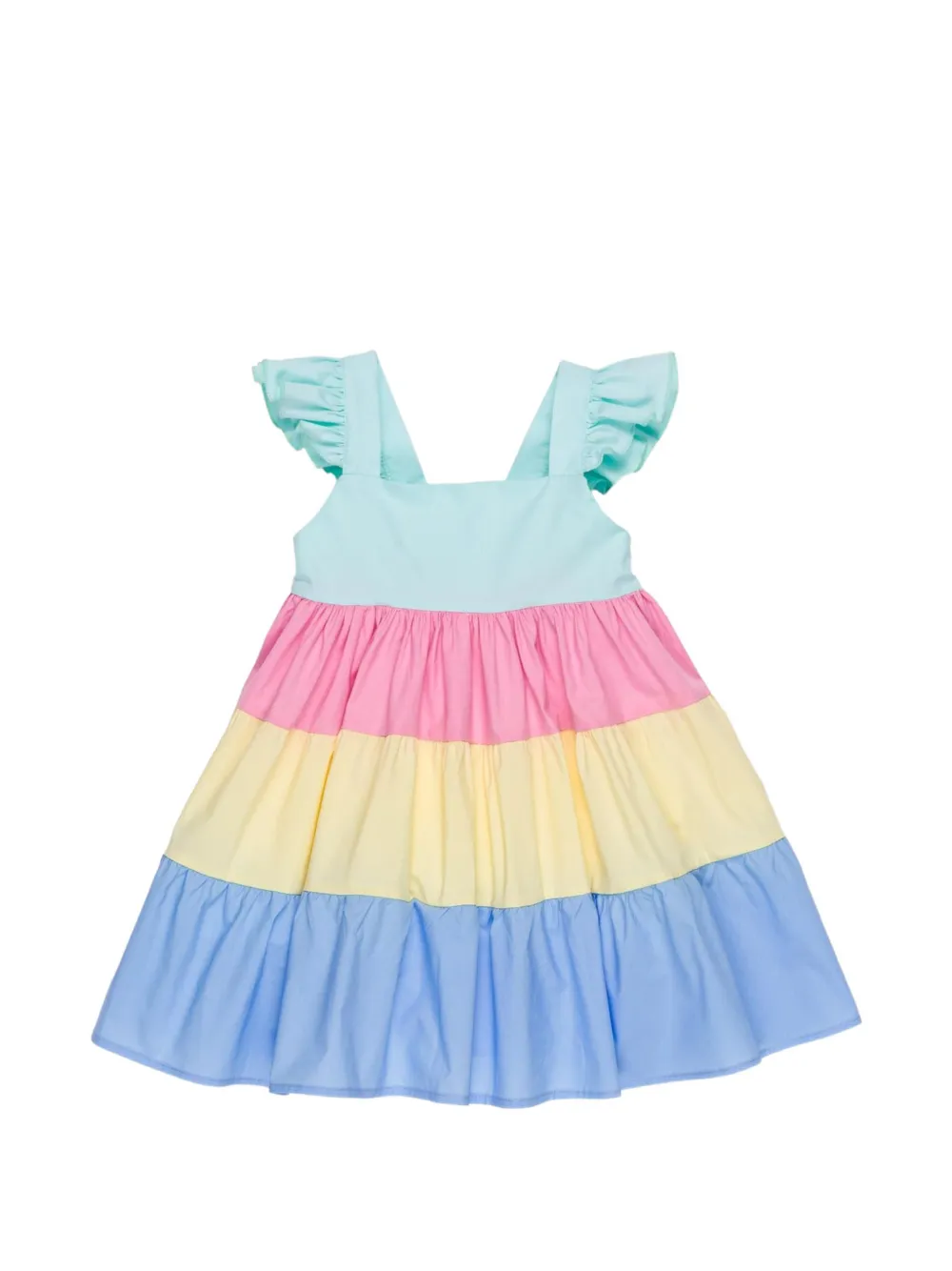 Miss Grant Kids ruffled dress - Blu