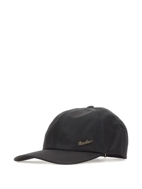 Borsalino metal-logo baseball cap
