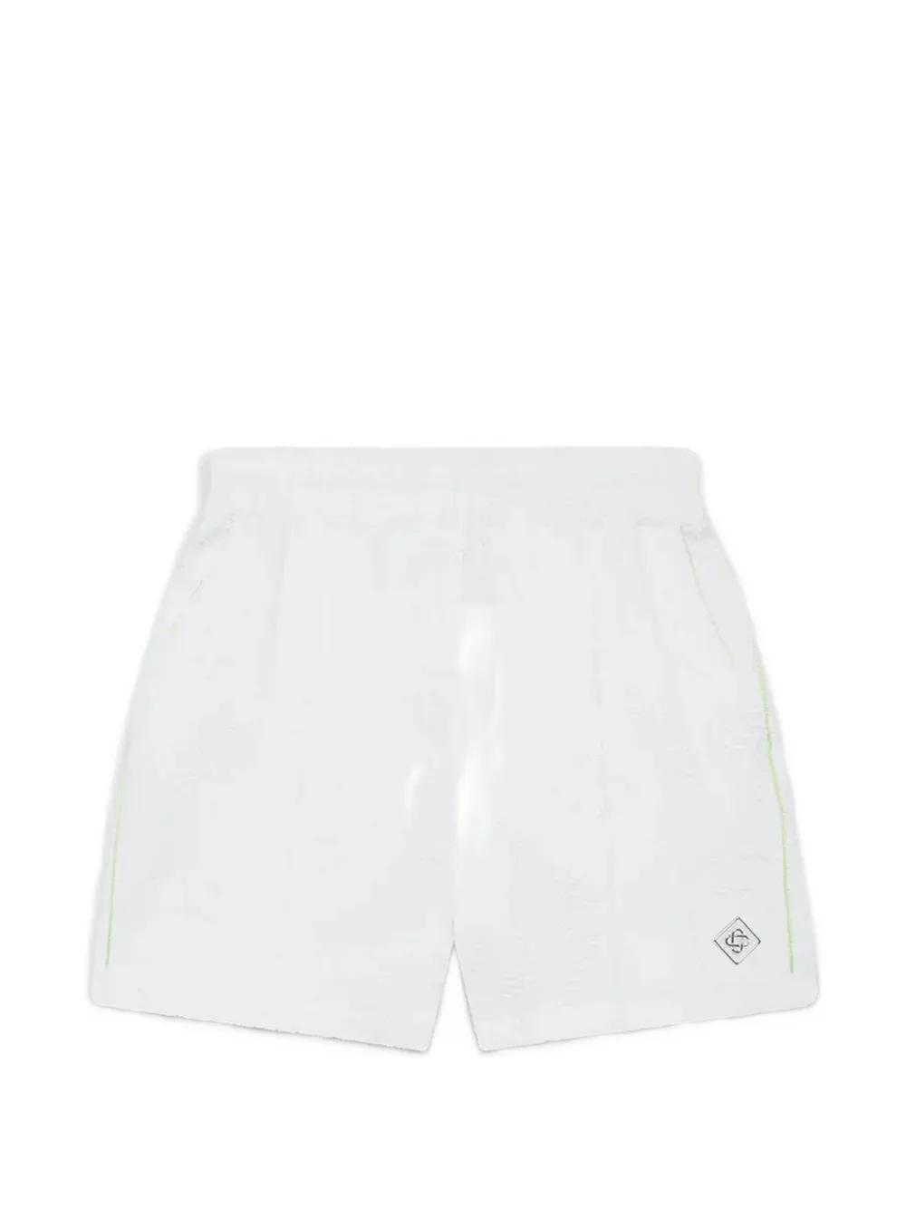 Casablanca monogram-detail shorts - Bianco