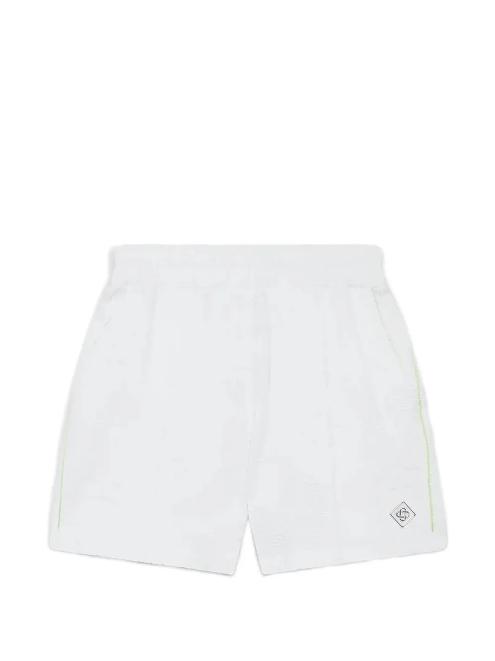 Casablanca monogram-detail shorts - Weiß