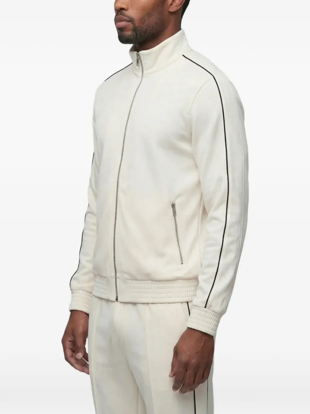  Ron Dorff Zip-fastening Tennis Jacket - White 