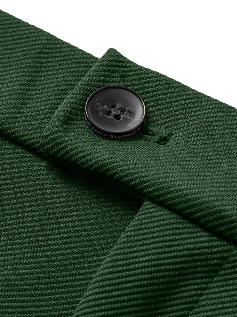 Ron Dorff button-fastening tennis shorts Groen