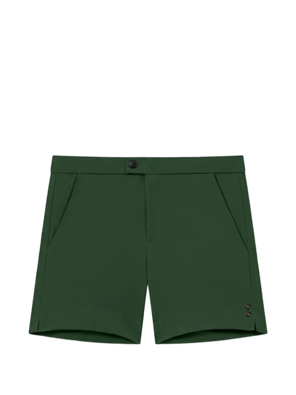 Ron Dorff button-fastening tennis shorts – Green