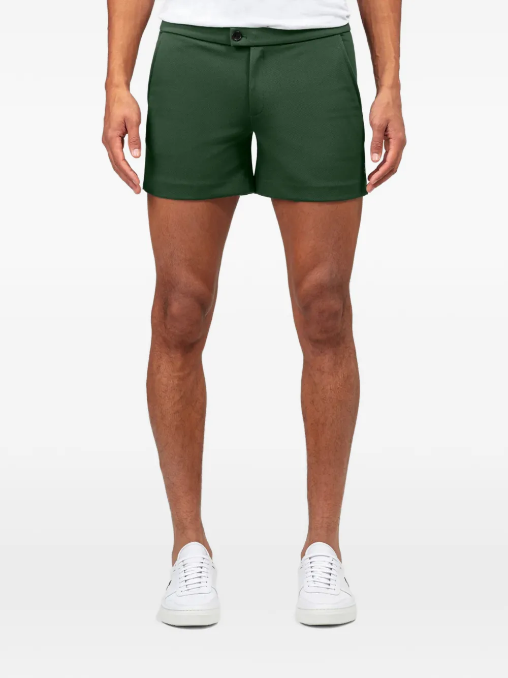  Ron Dorff Button-fastening Tennis Shorts - Green 