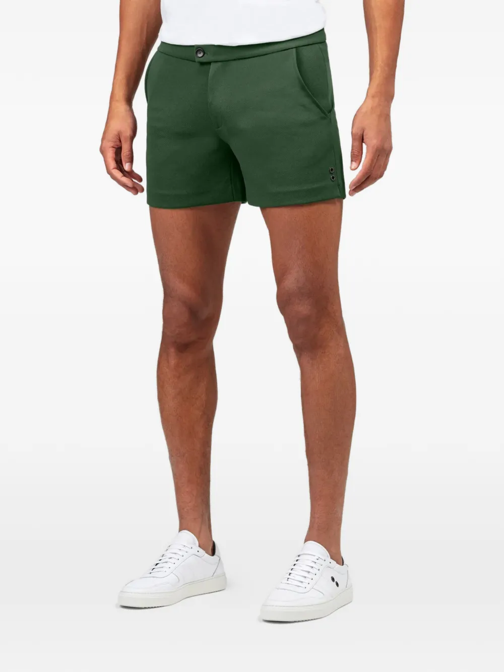  Ron Dorff Button-fastening Tennis Shorts - Green 