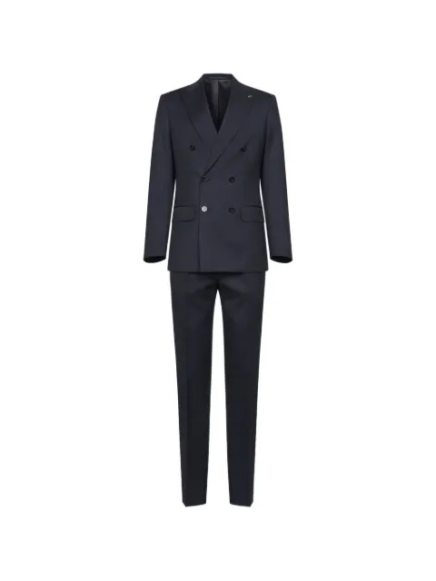 D4.0 peak lapels double-breasted suit
