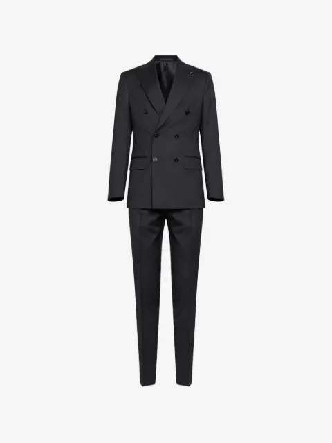 D4.0 double-breasted peak lapels suit
