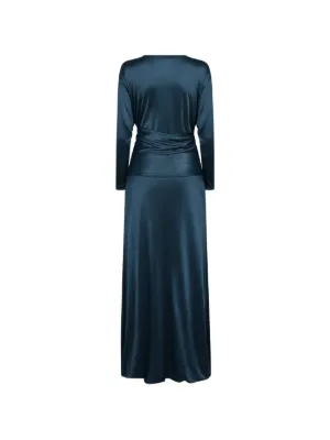green emerald velvet dress Giorgio Armani