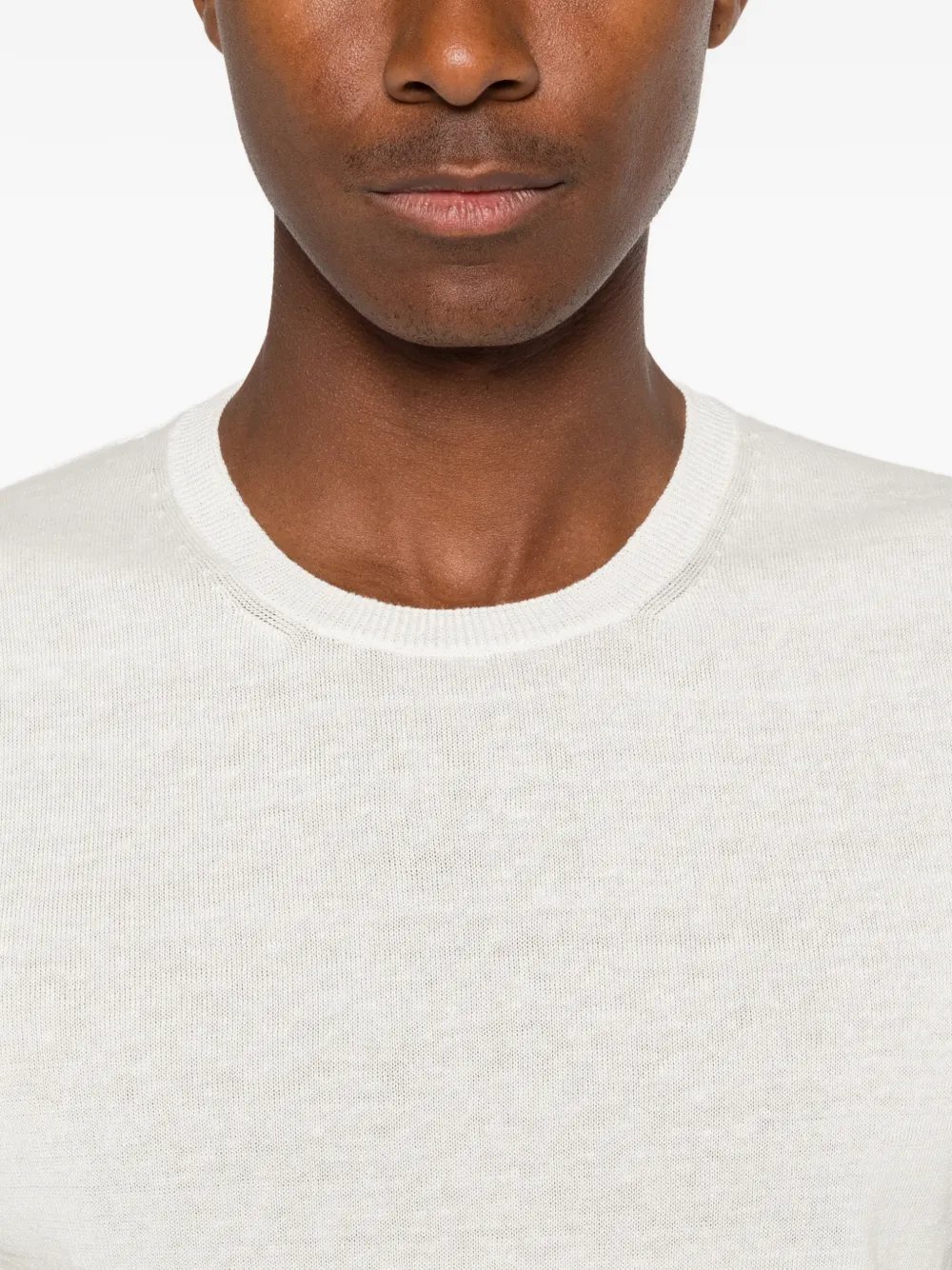 Tagliatore T-shirt met ronde hals Wit