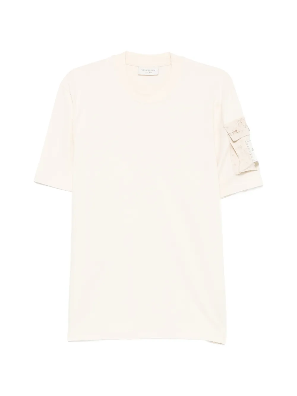 YES LONDON flap-pocket T-shirt - Toni neutri