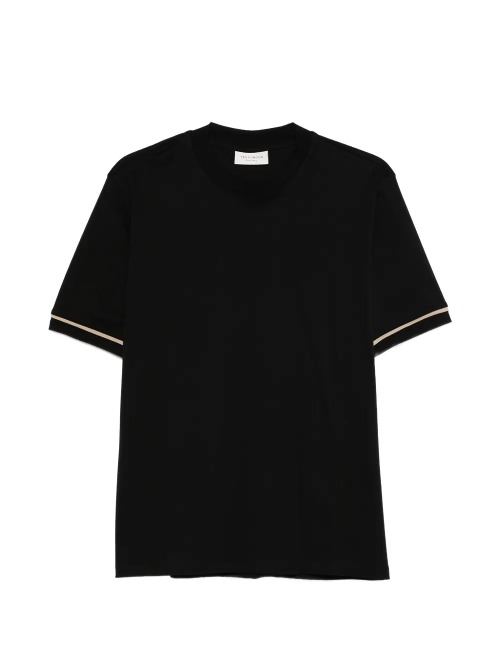 YES LONDON crew-neck T-shirt - Nero