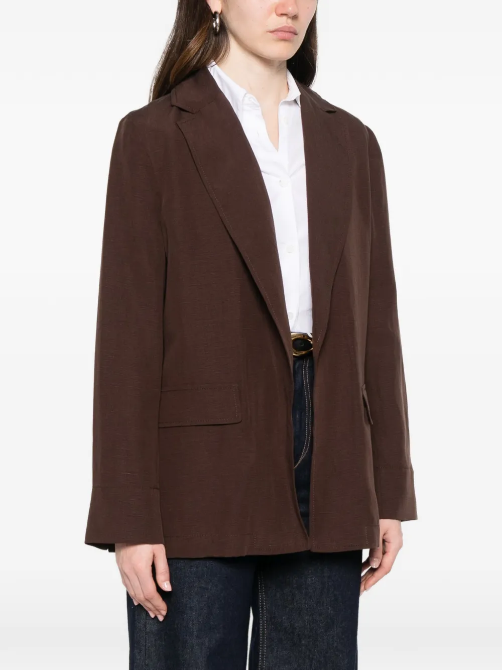 Pennyblack Blazer met klepzak Bruin