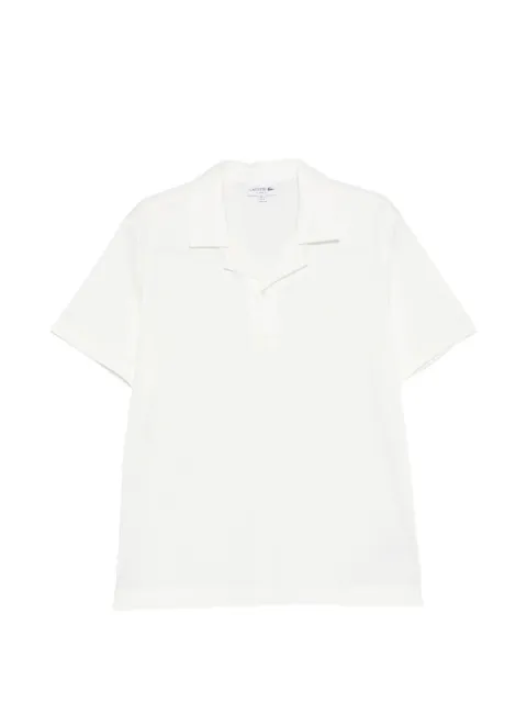 Lacoste logo-patch polo shirt