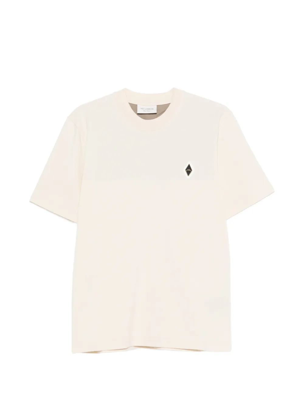 YES LONDON logo-detail T-shirt - Toni neutri