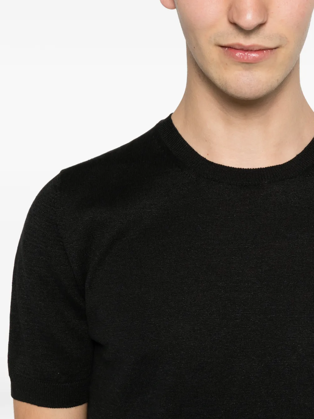 Tagliatore T-shirt met korte mouwen Zwart
