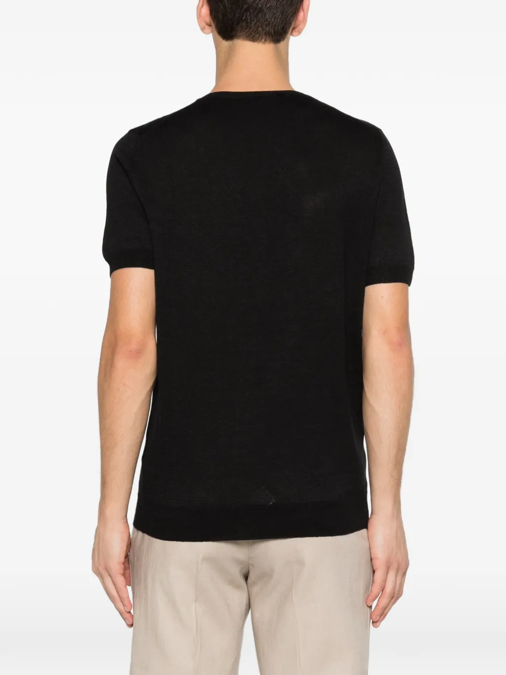 Tagliatore T-shirt met korte mouwen Zwart