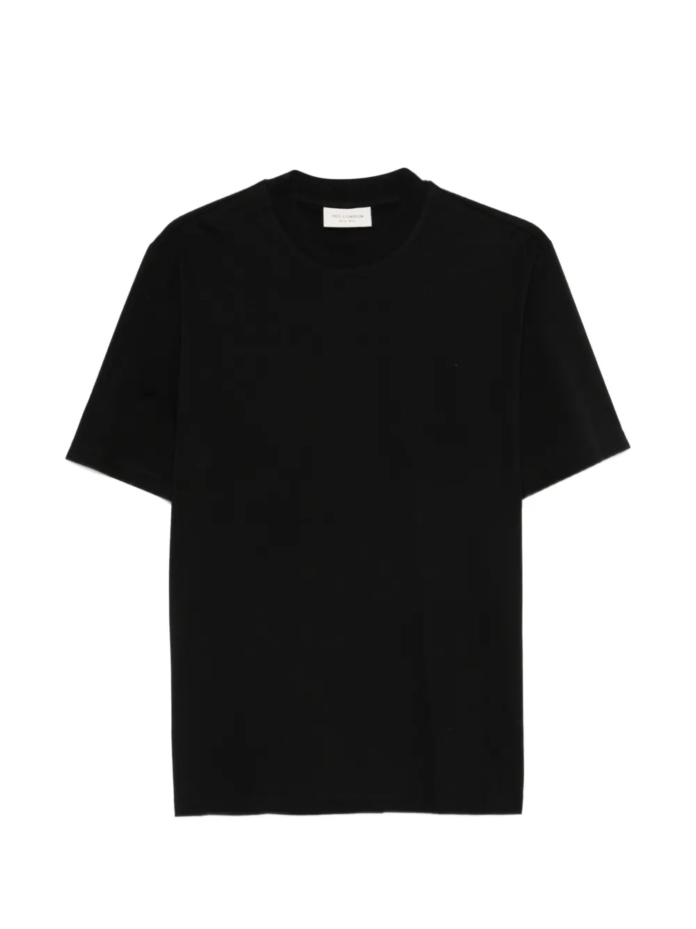 YES LONDON crew-neck T-shirt - Nero