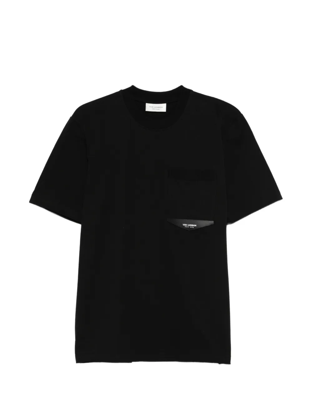 YES LONDON round-neck pocket T-shirt - Nero