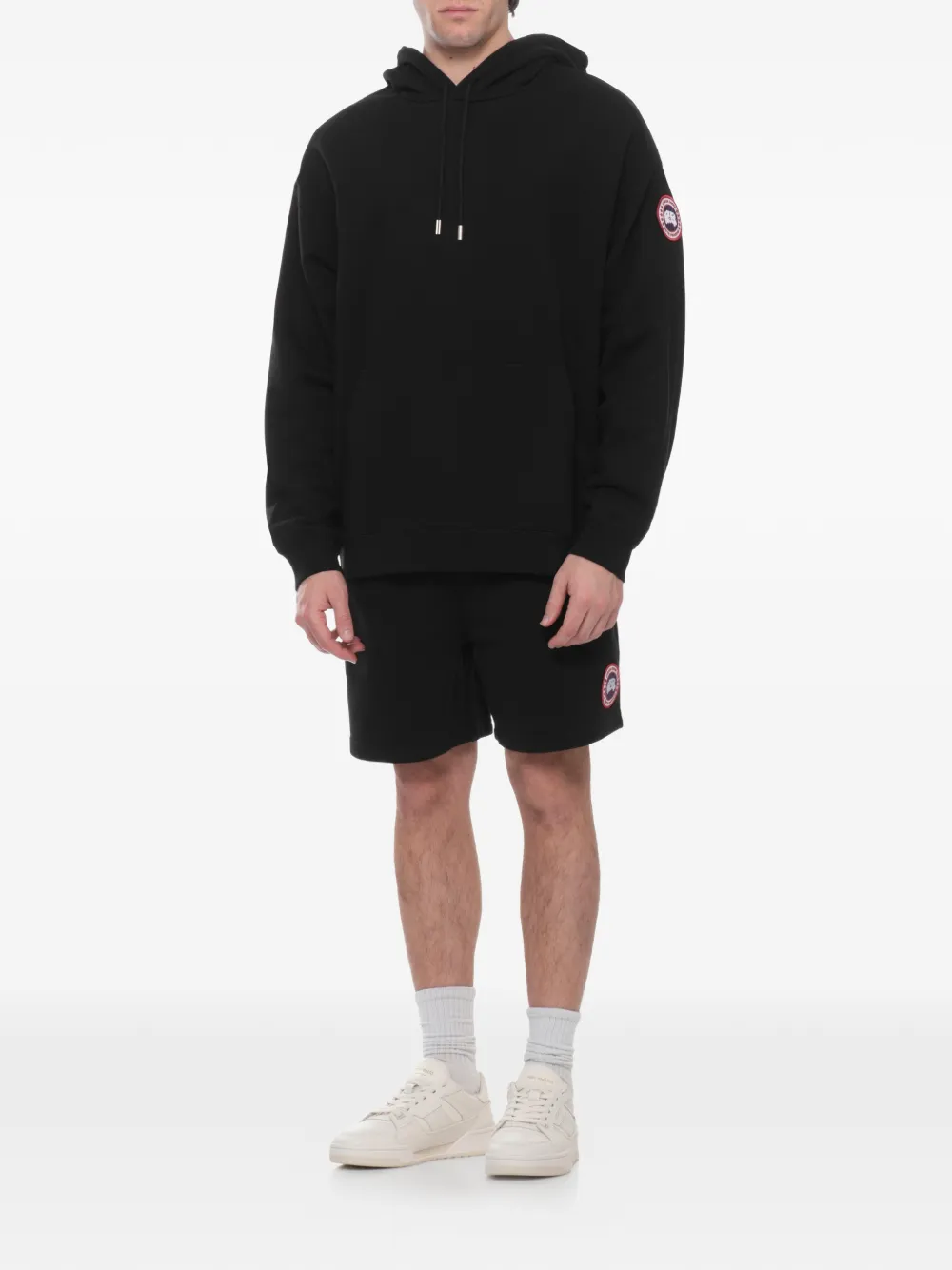 Canada Goose Rove hoodie met logopatch Zwart