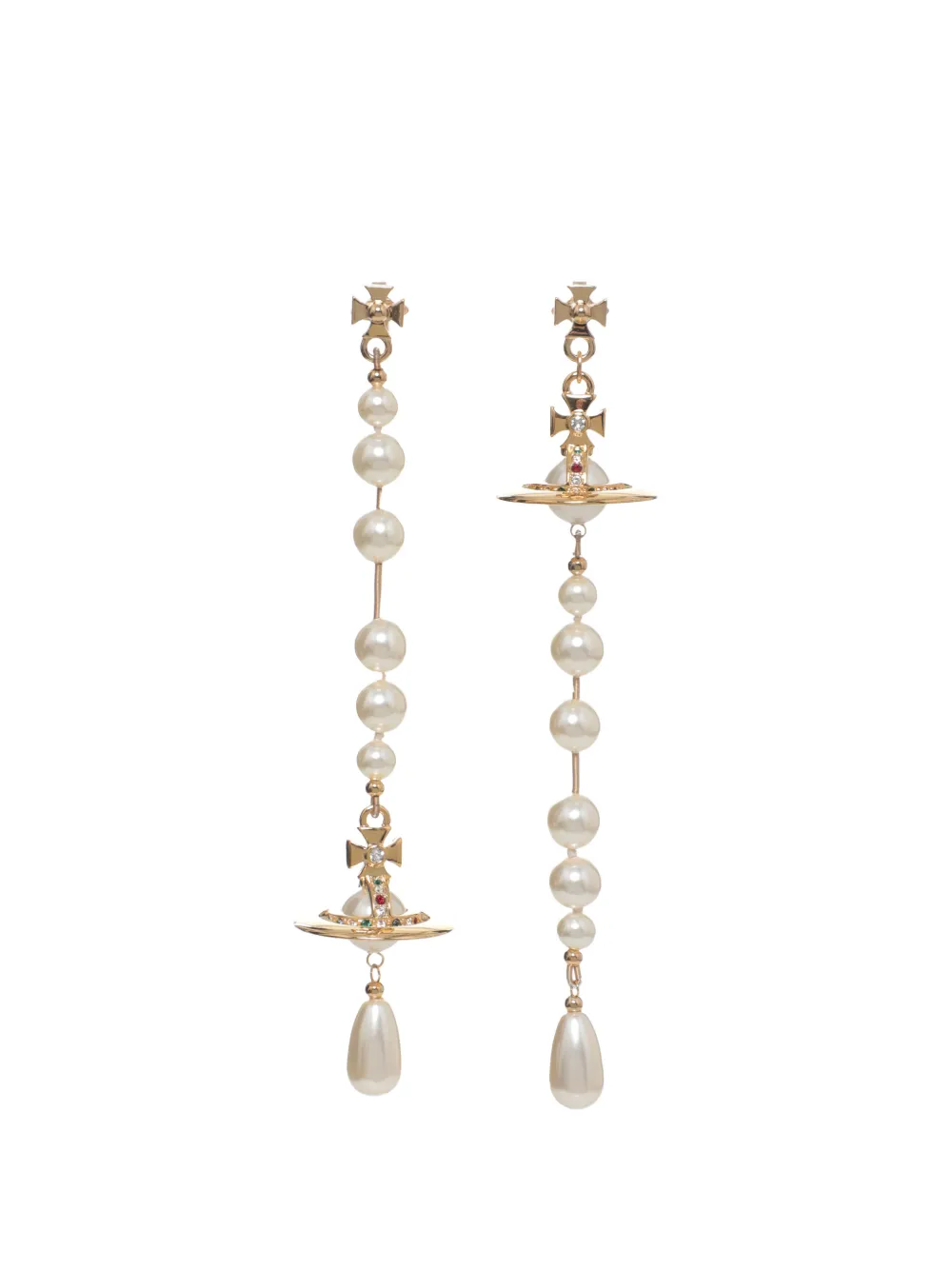 Vivienne Westwood faux-pearl drop earrings - Gold