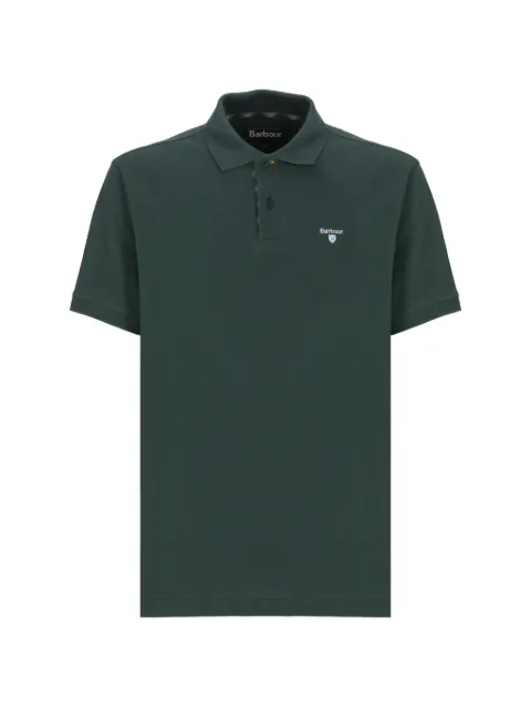 Barbour embroidered-logo polo shirt