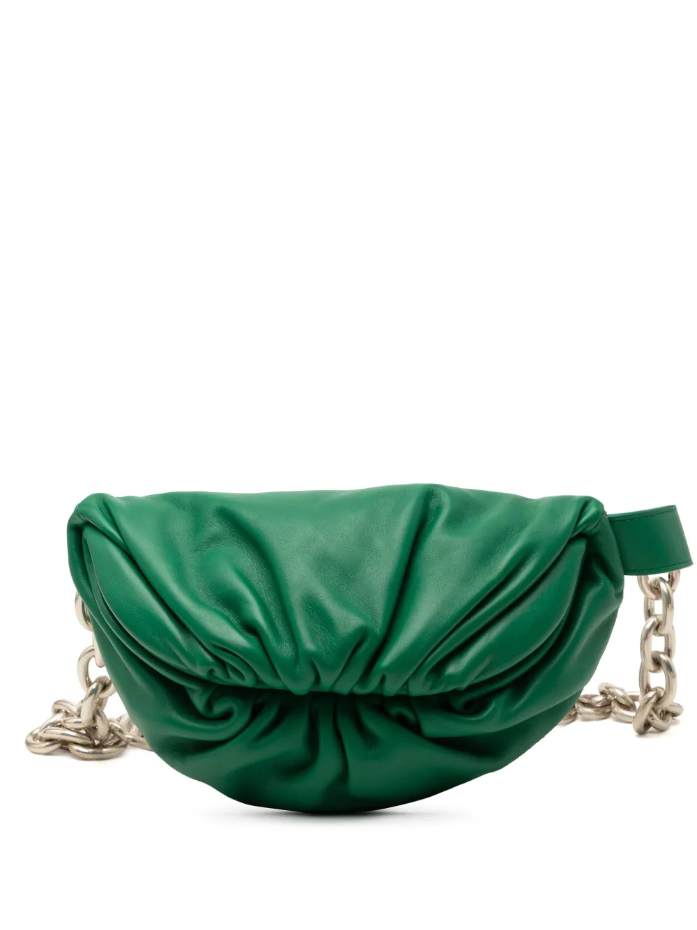 Bottega Veneta Pre-Owned 2012-2025 Lambskin Chain Pouch belt bag - Verde