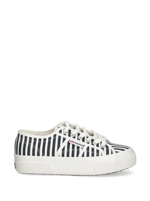 Superga 2740 striped platform sneakers