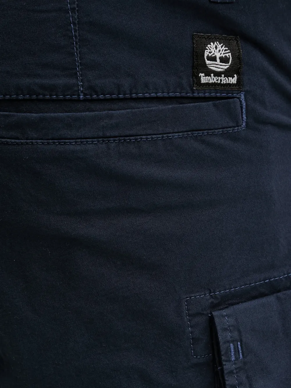Timberland Cargo shorts met patch Blauw