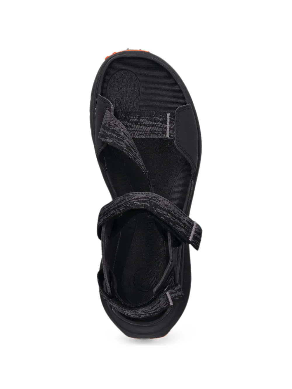 Timberland touch-strap leather sandals Zwart