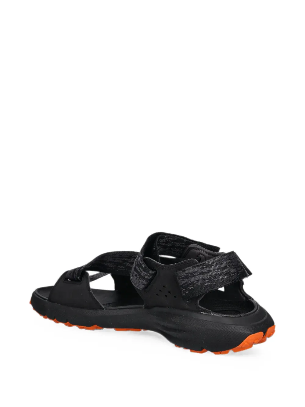 Timberland touch-strap leather sandals Zwart