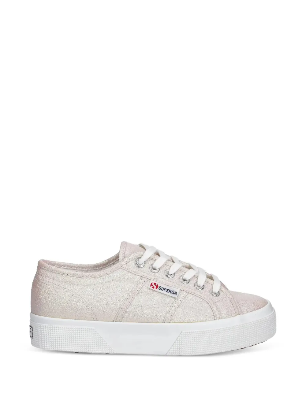 Superga 2740 Plateau-Sneakers - Nude