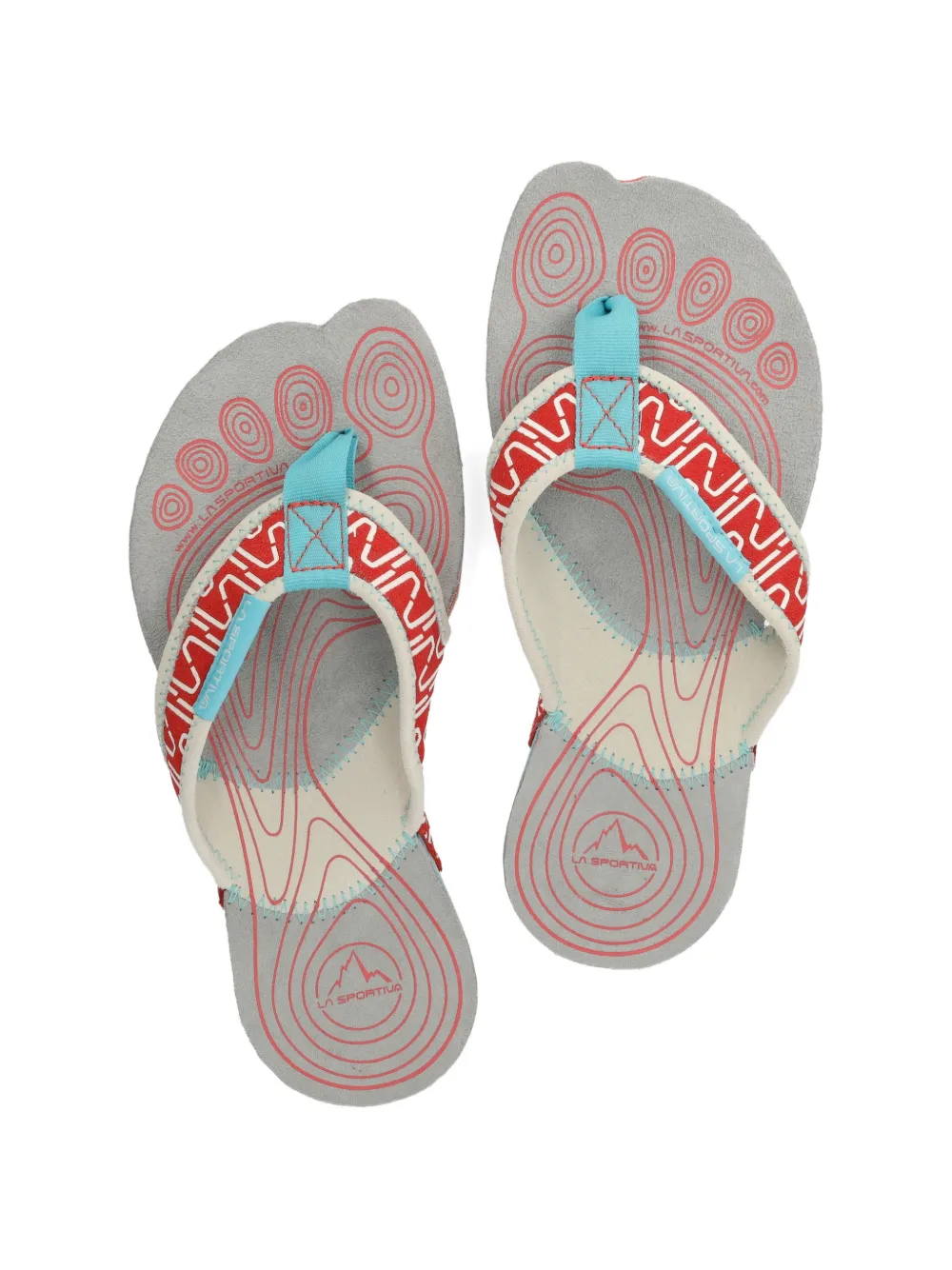 La Sportiva graphic-print flip flops Wit
