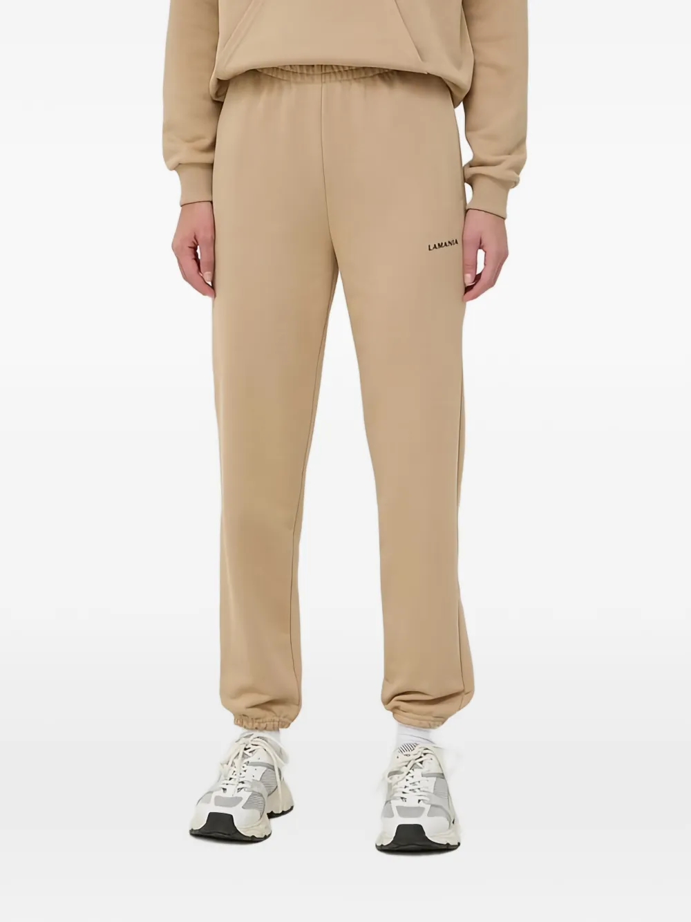 La Mania logo-detail track pants - Toni neutri