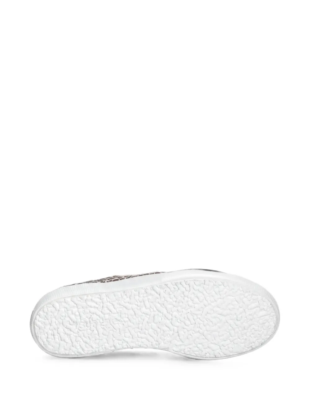 Superga 3740 sneakers met luipaardprint en plateauzool Beige