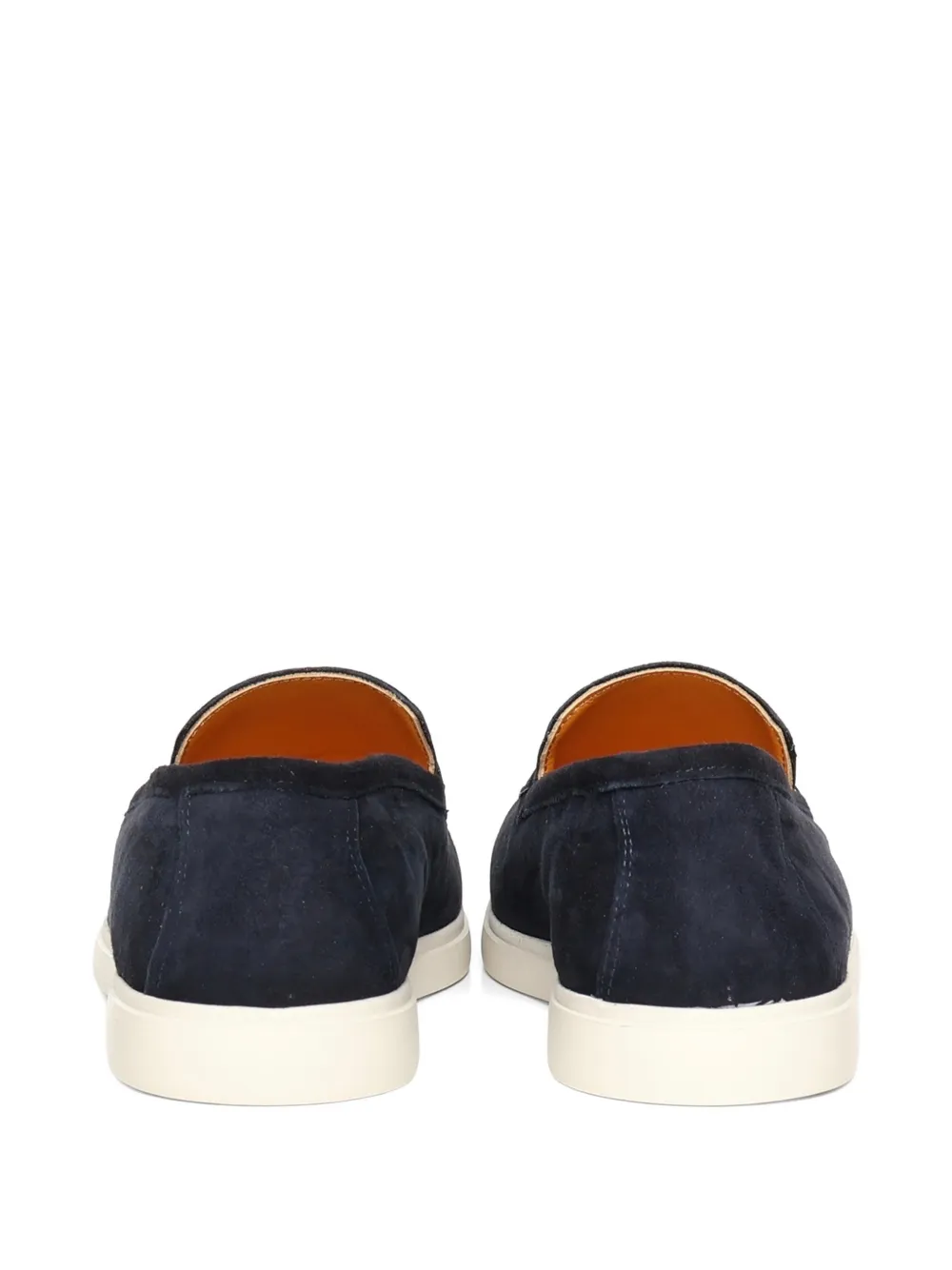 Giuliano Galiano suede loafers Blauw