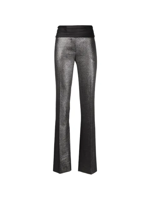 Gianfranco Ferré Pre-Owned Gerippte Hose mit Bügelfalten