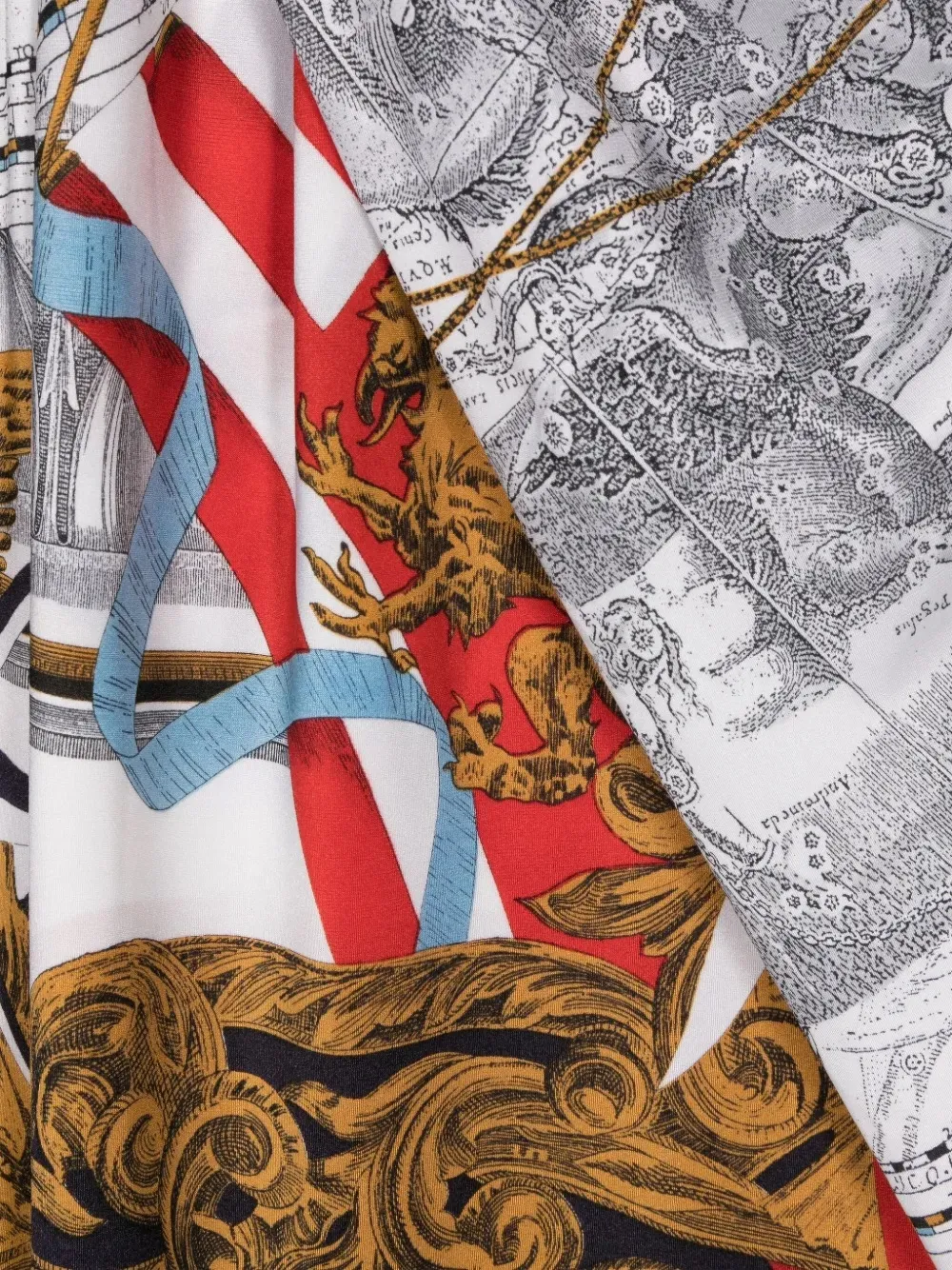 Gianfranco Ferré Pre-owned Printed Silk Scarf - Black 