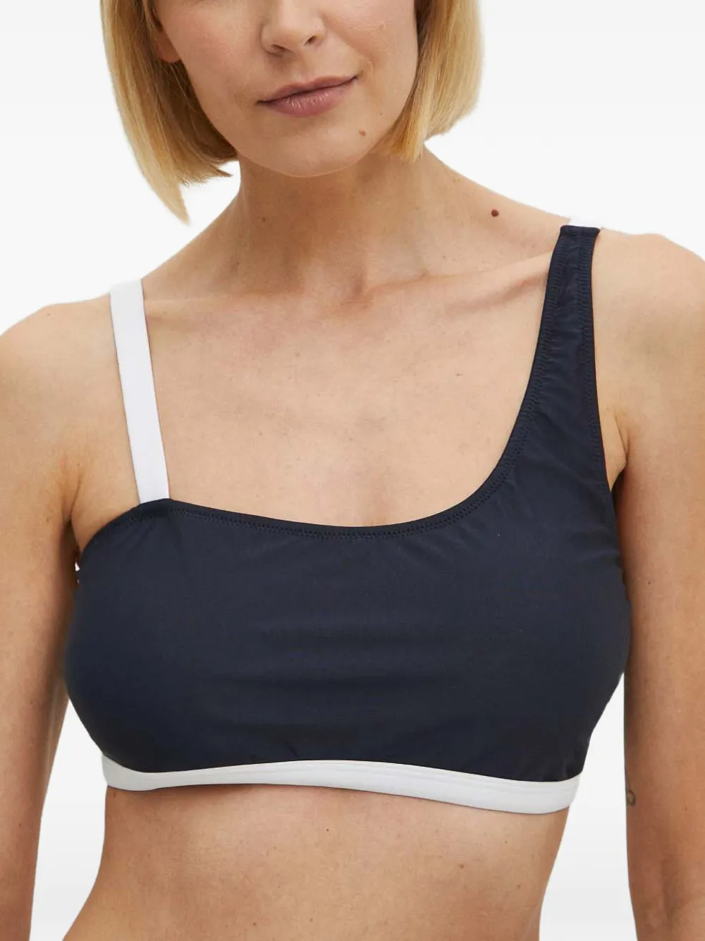 North Sails asymmetric strap bikini top - Blu