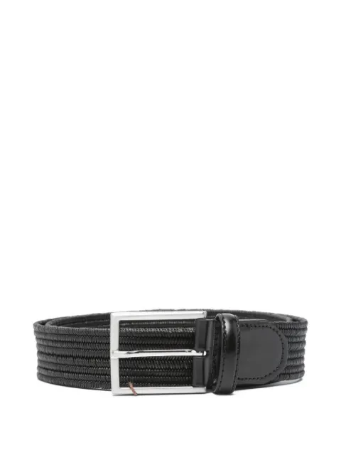 Canali woven leather belt