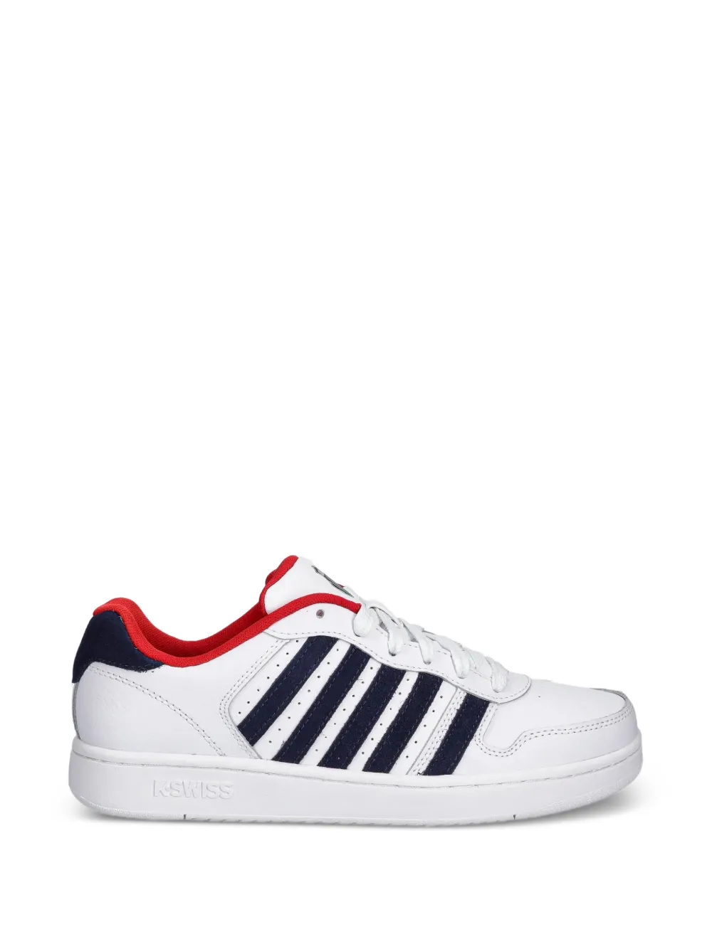 K-Swiss ストライプ レザースニーカー | ホワイト | Image 1