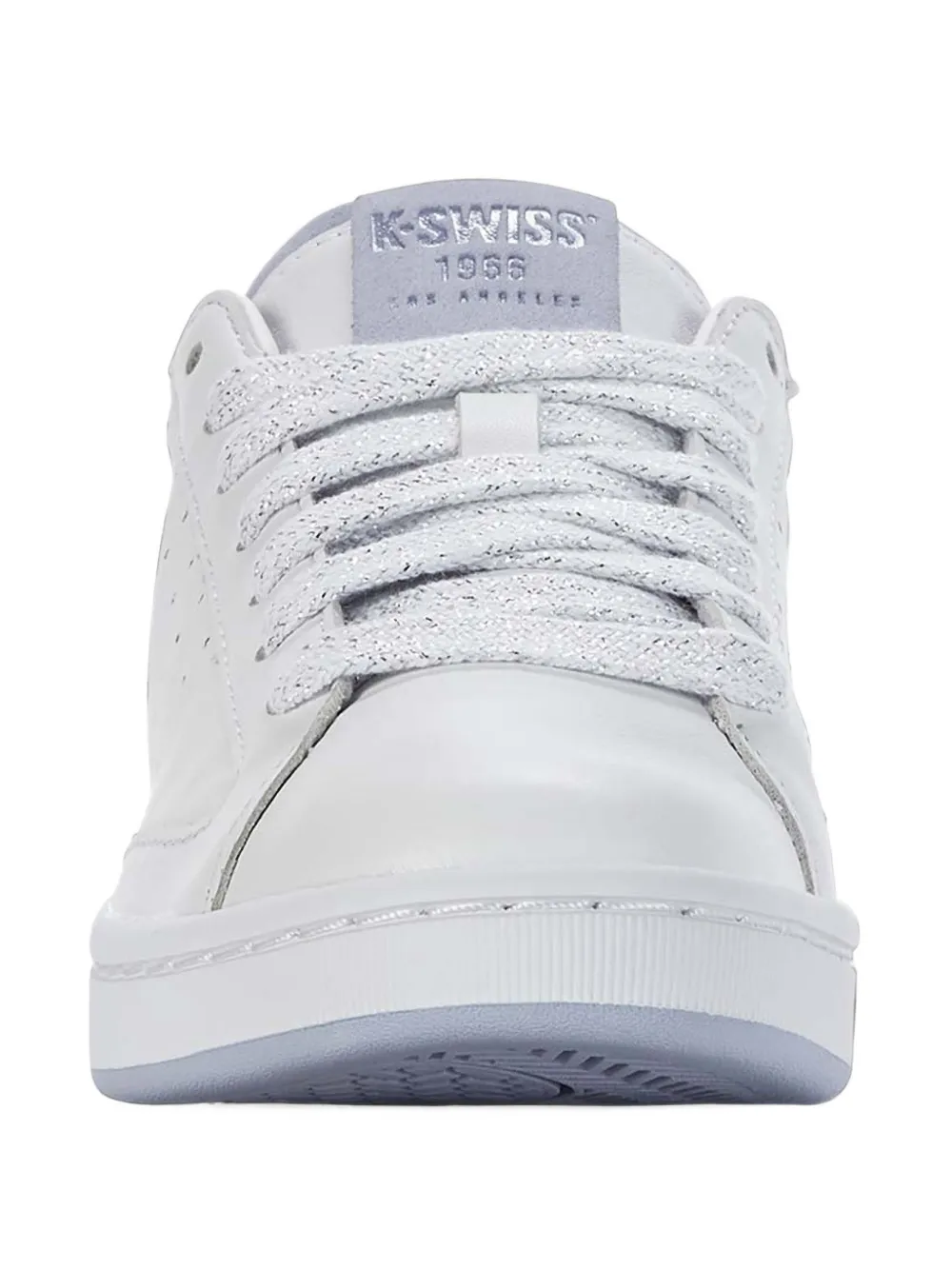 K-Swiss Lozan Klub perforated leather sneakers Wit