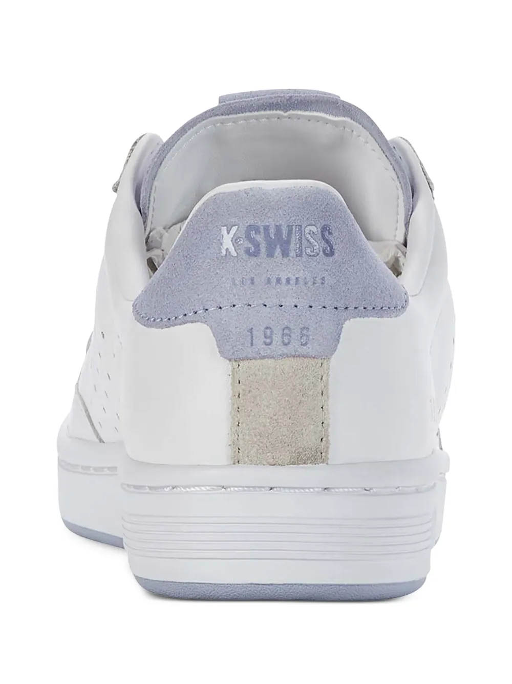 K-Swiss Lozan Klub perforated leather sneakers Wit