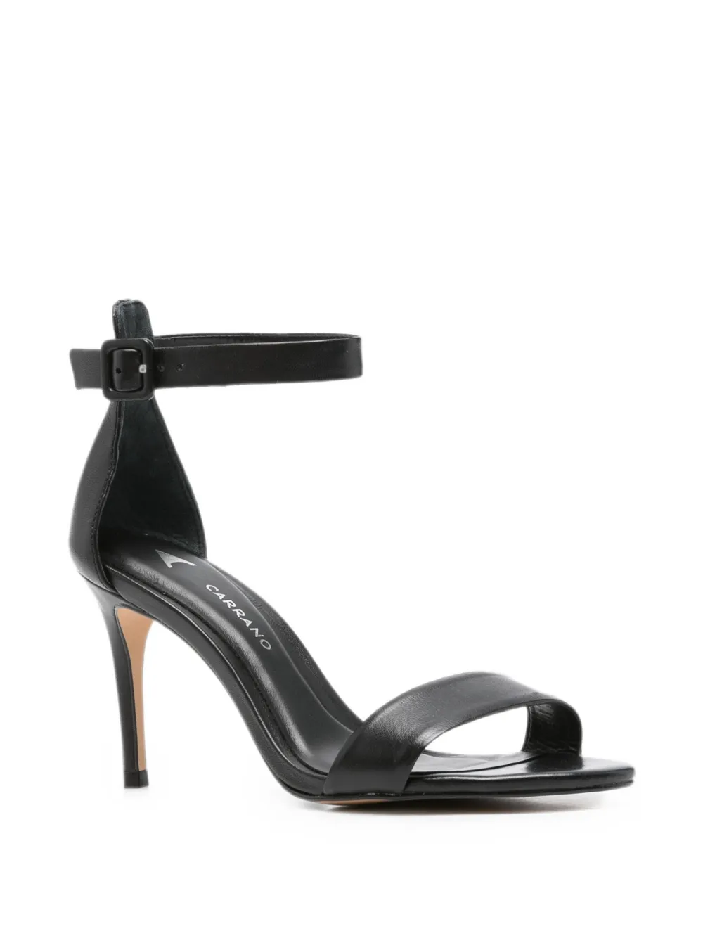 CARRANO Sandalen met enkelbandje en gespsluiting Zwart
