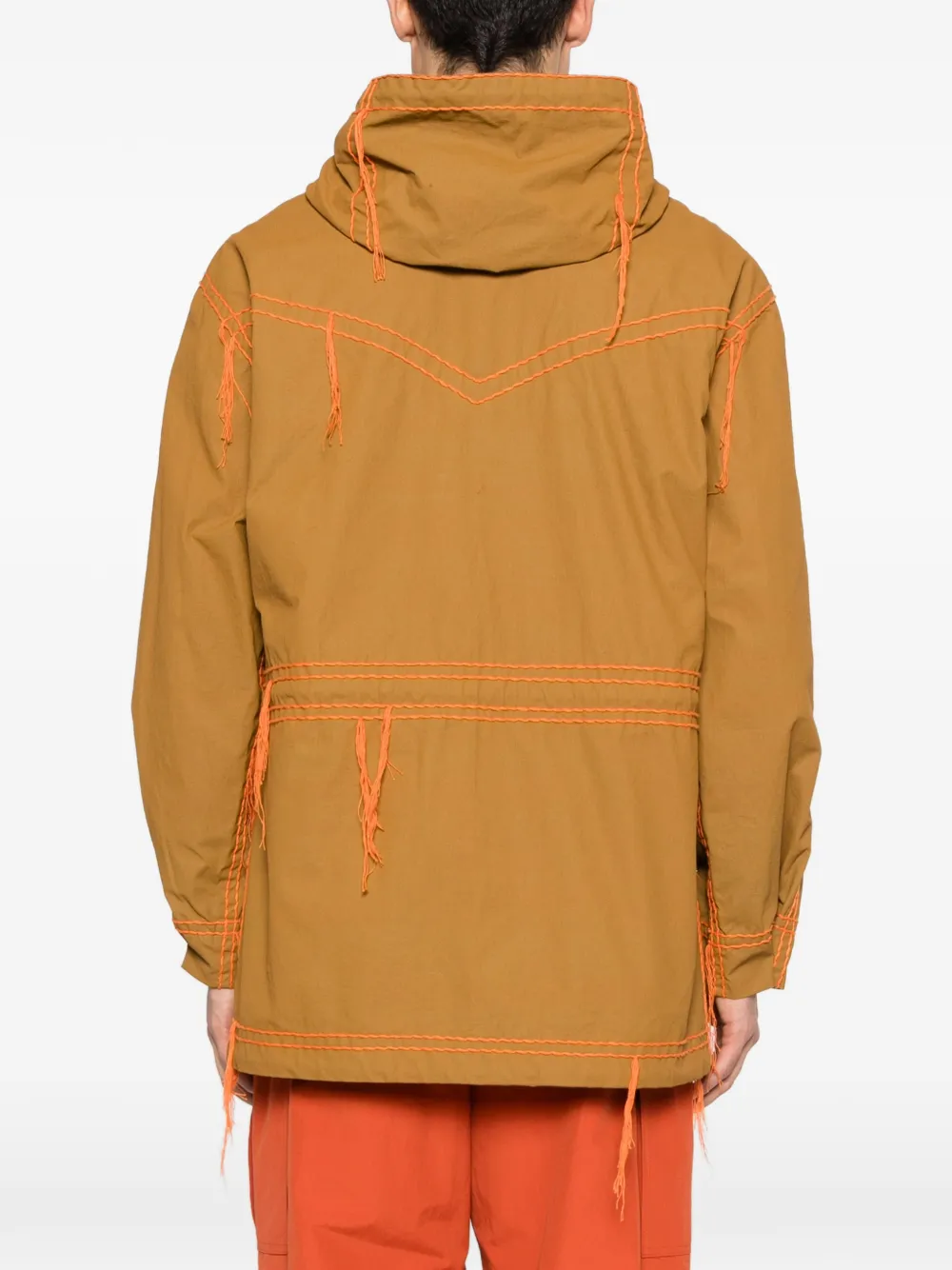 Craig Green Parka met borduurwerk Bruin