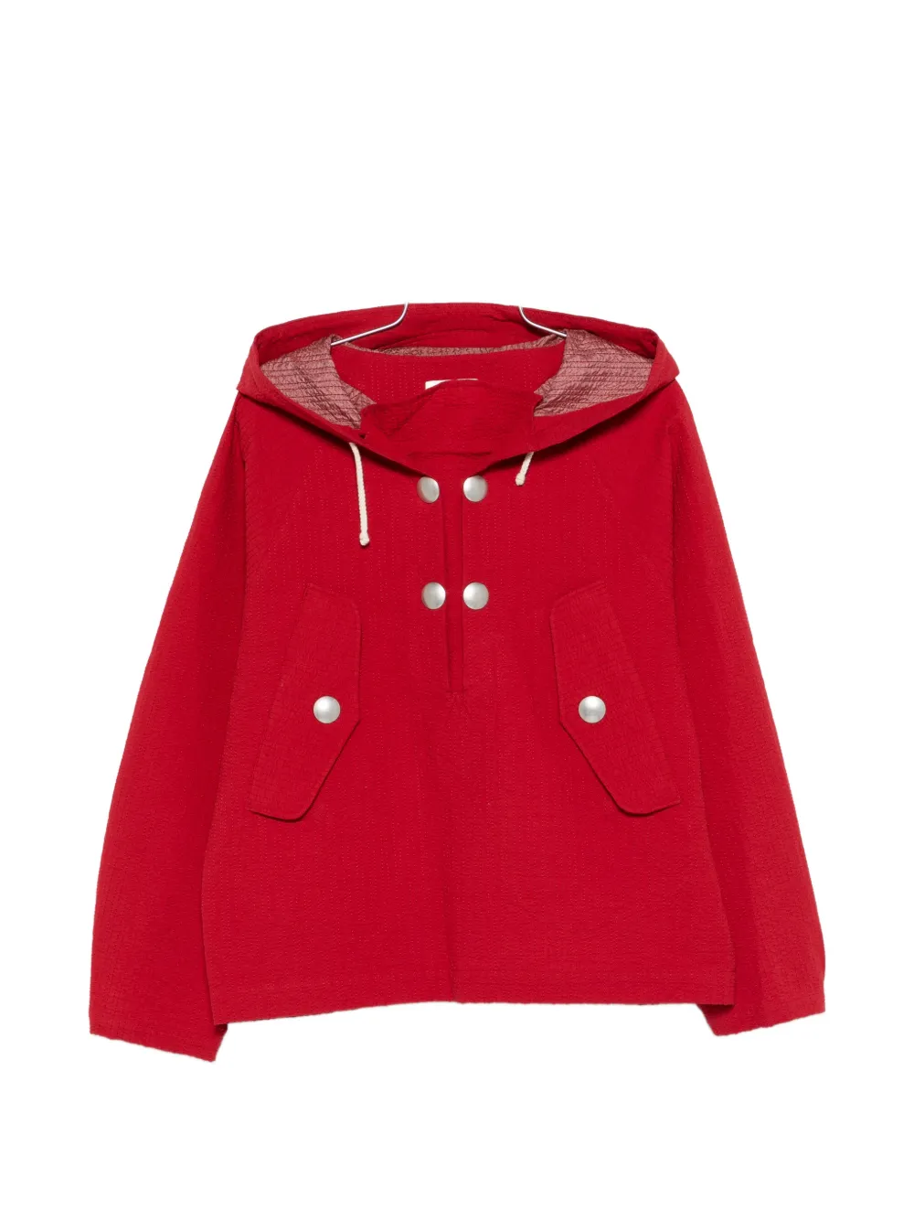 Craig Green front-pocket hoodie - Rosso