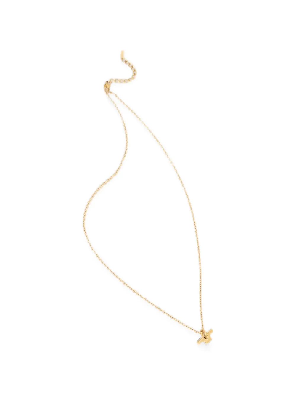 Trussardi Collana con pendente logo - Oro
