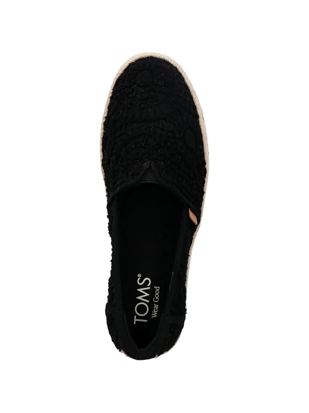 Toms platform espadrilles Zwart