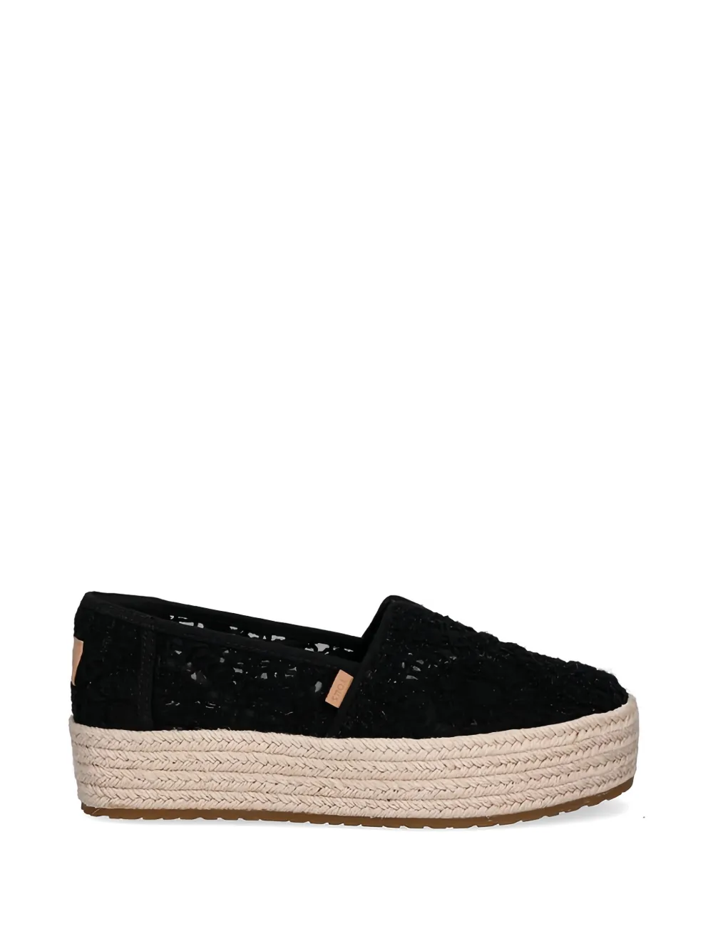 Toms platform espadrilles Zwart