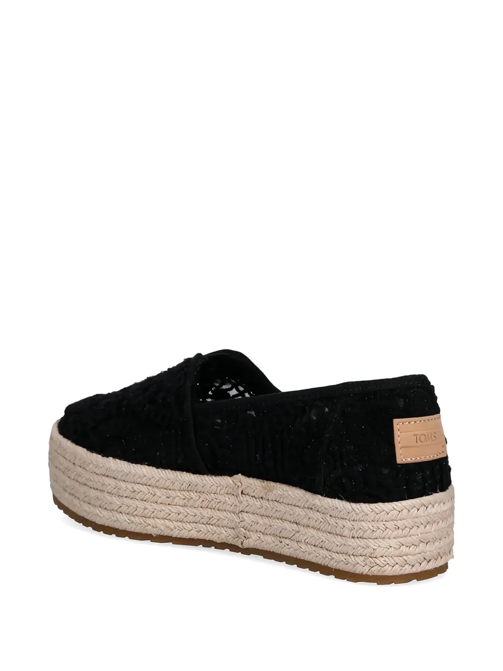 Toms platform espadrilles Zwart
