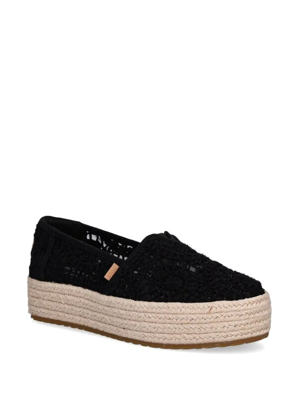Toms platform espadrilles Zwart